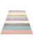 Nuziders Pembe Çizgili Etnik Modern Desenli Poliproplen Hav Vermeyen Leke Tutmayan Kolay Temizlenen Yumuşak Makine Salon Yolluk Mutfak Halı 3