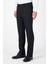 Siyah Yan Cep Açık Paça Düz Comfort Fit Esnek Pantolon 1003250914 7