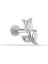 Taşlı Çiçek Tragus Piercing 1