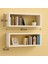 Duvara Monte Kitaplık Beyaz 2 Li Raf Duvar Rafı, Düzenleyici 3