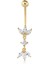 Alen Double Lotus Göbek Piercing 1