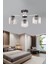ESSLİGHT CEMRE 3 LÜ PLAFONYER AVİZE (KRİSTAL TAŞLI) SALON MUTFAK YATAK ODASI GENÇ ODASI OFİS 1