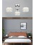 ESSLİGHT MERCAN 3 LÜ PLAFONYER LED AVİZE ŞEKER CAMLI 3 RENK IŞIK MODLU (BEYAZ SARI GÜN IŞIĞI) SALON OTURMA ODASI YATAK ODASI 1
