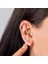 Yuvarlak Üç Taşlı Helix Piercing 1
