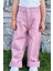 Kız Çocuk Gabardin Pantolon Geniş Paça Beli Lastikli 5-9 Yaş, Gülkurusu 1
