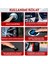 Araç Çakmaklık Uyumlu Kablolu LED Işıklı Araç Motor Bisiklet Top Vs. Lastik Şişirme Hava Kompresörü 7