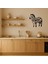 Zebra Desenli Mdf Dekoratif Tablo - BRNTEK8329-5580 2