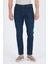 Lacivert Gabardin 5 Cep Düz Paça Casual Slim Fit Pamuklu Denim Pantolon 1023250153 1