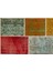 Iskece Bej Patchwork Etnik Modern Desenli Yün Hav Toz Vermez Leke Tutmayan Salon Yolluk Mutfak El Dokuma Halı 4