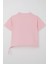 Kız Çocuk Tişört Papatya Baskılı 7-12 Yaş, Pembe 5