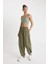 Fit Jogger Eşofman Altı Beli Lastikli Paçası Ayarlanabilir Lastikli Paraşüt Kumaş B4234AX24SP 3