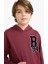 Erkek Çocuk Oversize Geniş Kalıp Kapüşonlu Okul Sweatshirt F2714A825AU 7