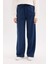 Straight Fit Beli Lastikli İnce Eşofman Altı Uzun Boy Cepli Basic Düz D6667AX25SP 4