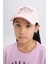 Kız Çocuk Barbie Nakışlı Pamuklu Cap Şapka E0410A825SM 1