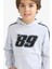 Erkek Çocuk Kapüşonlu Baskılı Sweatshirt F1967A825AU 2