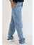 Erkek Çocuk Jean Pantolon Marangoz Model 5-9 Yaş, Açık Mavi 2