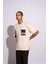 Erkek Oversize T-Shirt 104 Bej 2