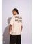 Erkek Oversize T-Shirt 104 Bej 3