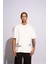Erkek Oversize T-Shirt Saint Antoinne Beyaz 3