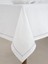 Nakışlı Beyaz Masa Örtüsü Lola 2