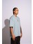 Erkek Oversize T-Shirt Mandela Mavi 4