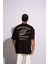 Erkek Oversize T-Shirt Hotel De Narcos Siyah 5