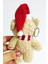 Kraft Kutulu Peluş Krem Yılbaşı Şapkalı Ayıcıklı Anahtarlık - 15 cm - Yılbaşı Hediyesi - Oyuncak 4