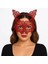 Kırmızı Dantel Kedi Maskesi ve Dantel Taç Seti 8 No – Kadın Kostüm Aksesuarı (4887) 1