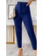 Kadın Lacivert Yüksek Bel, Havuç Paça Zra Model Pantolon 1