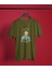 Let It Gogh Baskılı / Erkek Haki Yeşil Renk T-Shirt / %100 Pamuk Premium Quality / Regular Fit 2