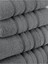 4 Lü Banyo Havlusu Seti Dora Gri - 70X140cm x2 / 50x90cm x2 5