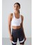 Beyaz Sırt Detaylı Dar Kalıp U Yaka Kadın Spor Büstiyer - 97120 4