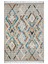 Prabodh Gri Geometrik Etnik Modern Desenli Bambu Makinada Yıkanabilir Hav Toz Vermez Leke Tutmayan Kaymaz Taban Dijital Makine Baskı Salon Yolluk Mutfak Halı 1