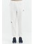 Ekru Bağcıklı Şerit Detaylı Rahat Kalıp Erkek Eşofman Alt - 82100 1