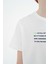 Beyaz Baskı Detaylı O Yaka Standart Kalıp Erkek Çocuk T-Shirt - 11145 5
