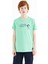 Su Yeşili Baskı Detaylı O Yaka Standart Kalıp Erkek Çocuk T-Shirt - 11145 1