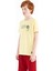 Sarı Baskı Detaylı O Yaka Standart Kalıp Erkek Çocuk T-Shirt - 11145 4