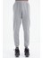 Gri Melanj Bağcıklı Ön Dikiş Detaylı Standart Kalıp Erkek Eşofman Alt - 84994 1