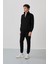 Anton Siyah Jogger Eşofman Takım - 85178 4
