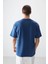 Parlament Pamuklu Kalın Yumuşak Dokulu Oversize Fit Baskılı Erkek T-Shirt - 88373 5