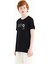 Siyah Baskı Detaylı O Yaka Standart Kalıp Erkek Çocuk T-Shirt - 11145 4