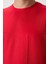 Kırmızı Waffle İnterlok Yüzeyi Dokulu Oversize Fit Basic Erkek T-Shirt - 88380 2