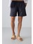 Antrasıt Hızlı Kuruyan Standart Fit Erkek Deniz Şortu - 81237 1