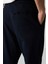 Lacivert Pamuklu Yumuşak Dokulu Comfort Fit Nakışlı Erkek Jogger - 82123 5
