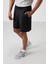 Siyah Polyester Kalın Yumuşak Comfort Fit Erkek Şort - 81272 2