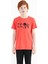 Coral Ön Yazı Nakışlı O Yaka Standart Kalıp Erkek Çocuk T-Shirt - 11118 1