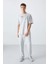 Taş Pamuklu Kalın Yumuşak Dokulu Oversize Fit Baskılı Erkek T-Shirt - 88326 4