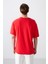 Fiesta Pamuklu Kalın Yumuşak Dokulu Oversize Fit Baskılı Erkek T-Shirt - 88334 5