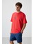 Fiesta %100 Pamuk Kalın Yumuşak Dokulu Oversize Fit Baskılı Erkek T-Shirt - 88360 3