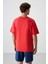Fiesta %100 Pamuk Kalın Yumuşak Dokulu Oversize Fit Baskılı Erkek T-Shirt - 88360 5